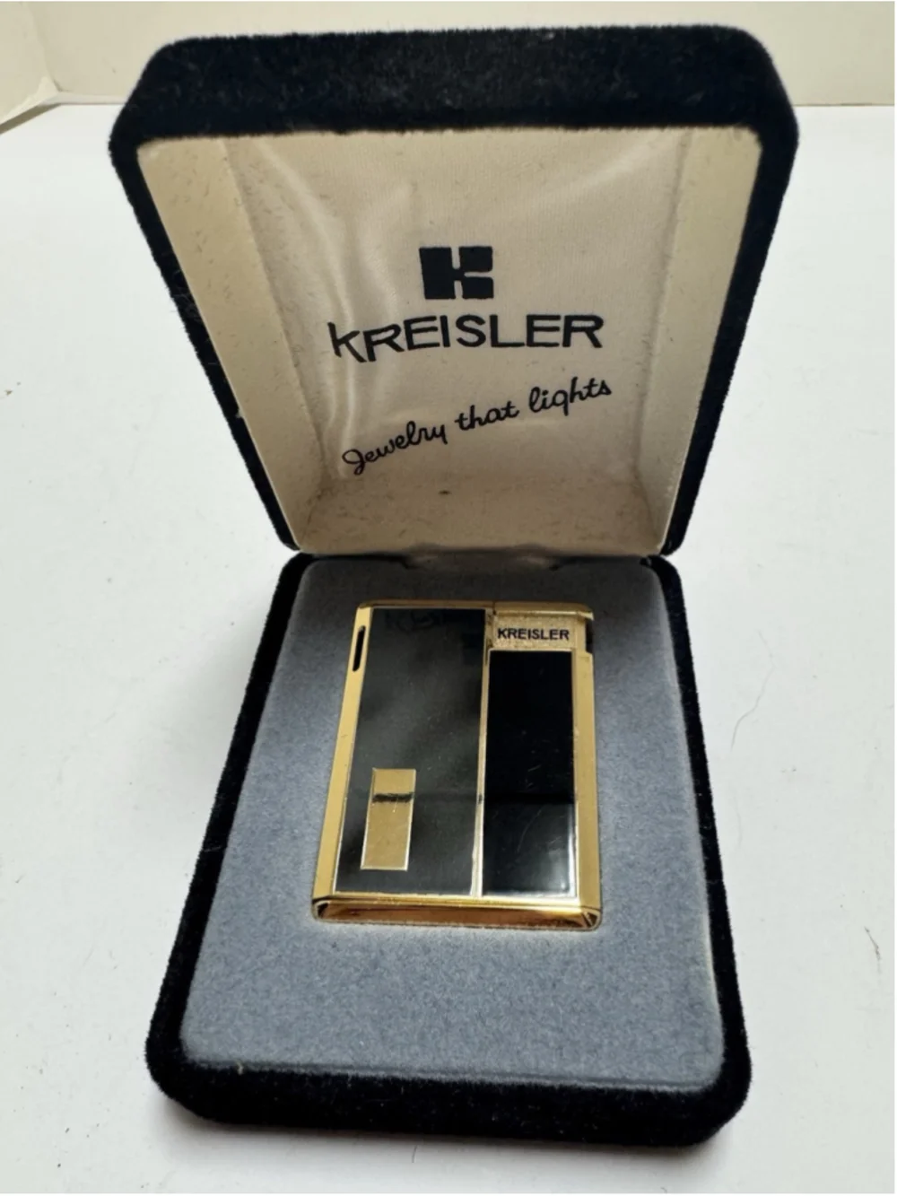 Vintage Kreisler Electro-Quartz Butane Lighter Japan In Original Box